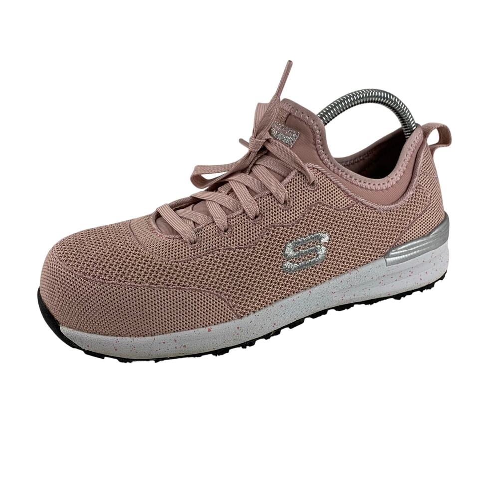 Skechers Women's Air Cool Bulkin-Balran Comp Toe Work Shoes Size 7.5